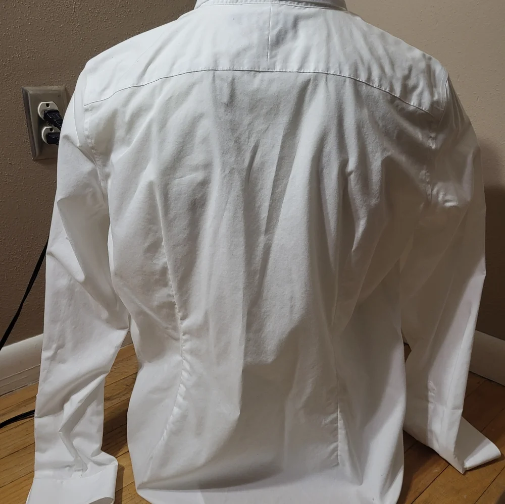 Lauren Ralph Lauren Black Label White Dress Sz XXL - Picture 6 of 7